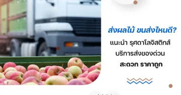 ส่งผลไม้ ขนส่งไหนดี? แนะนำ รุศดาโลจิสติกส์ บริการส่งของด่วน สะดวก ราคาถูก